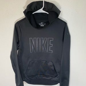 Nike Womens Sz. M BLK All Time Tech Graphic Hoodie